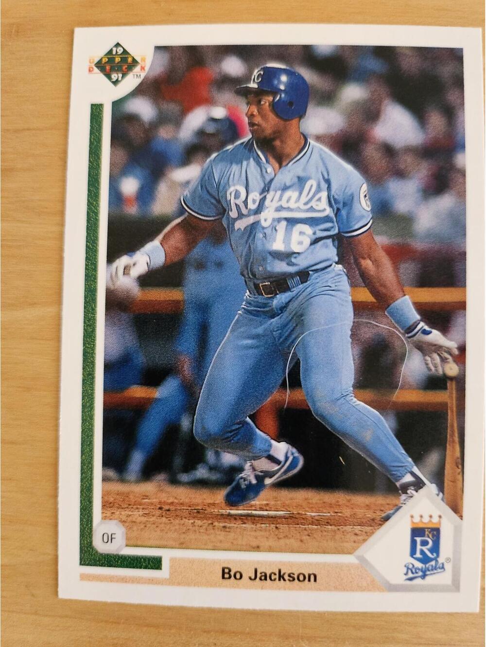 1991 Bo Jackson Upper Deck - #545 Kansas City Royals